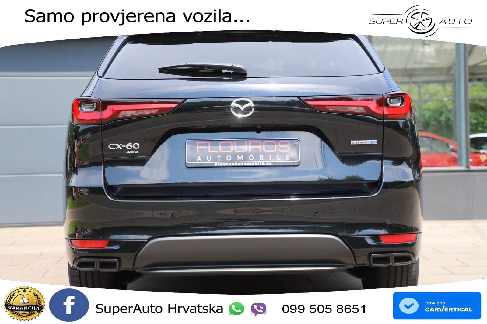 Mazda CX-60 2.5 e-Skyactiv (328 KS) AWD Automatic LED+GR SJED+ACC