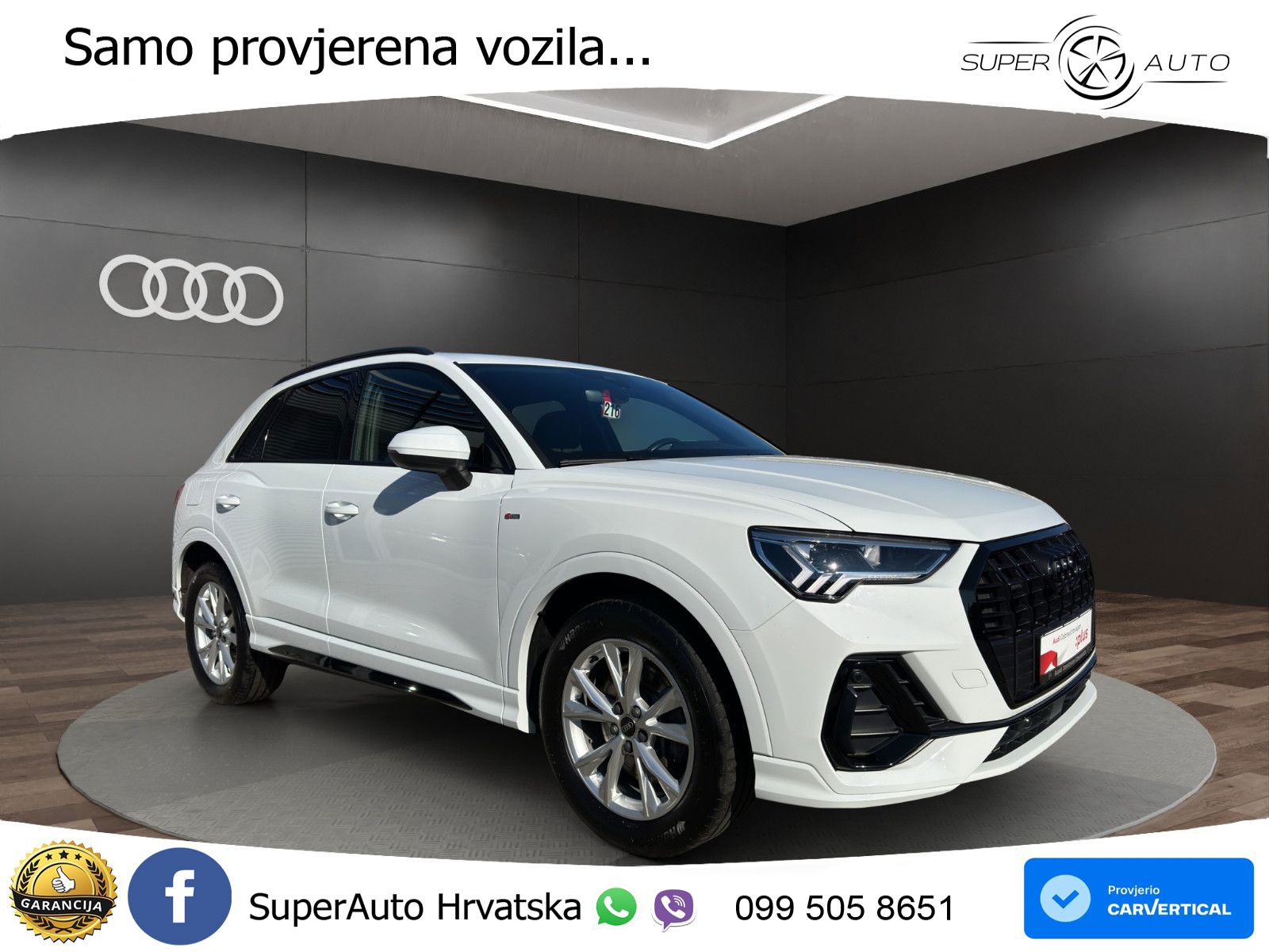 Audi Q3 40 TFSI (190 KS) quattro S tronic S line LED+GR SJED+ACC