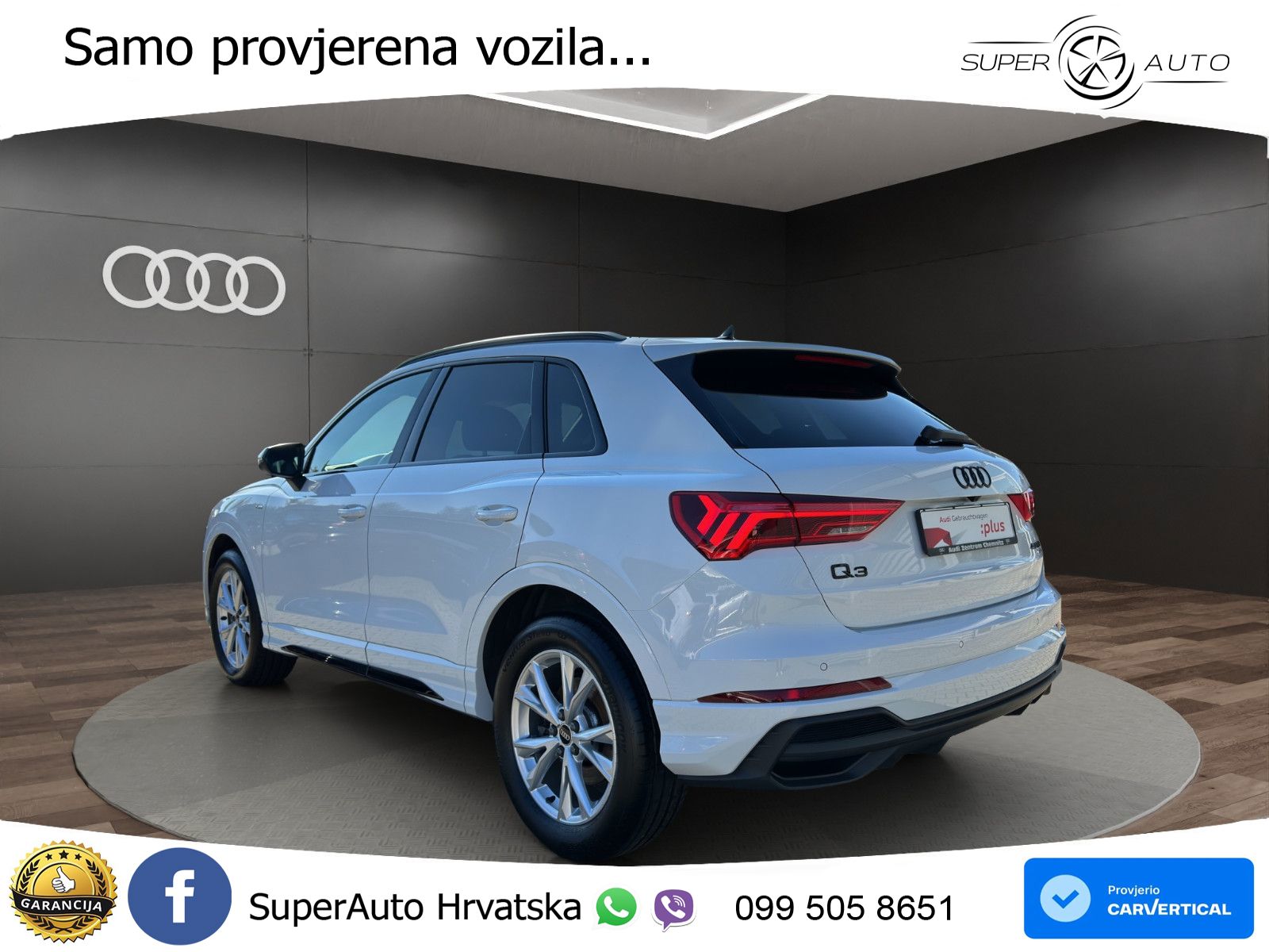 Audi Q3 40 TFSI (190 KS) quattro S tronic S line LED+GR SJED+ACC