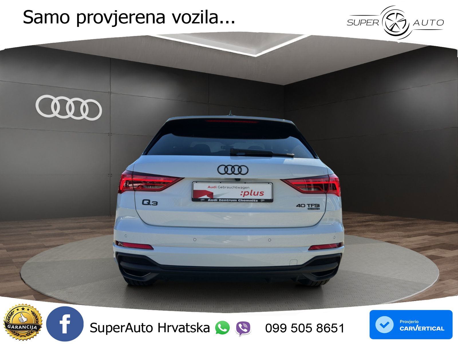 Audi Q3 40 TFSI (190 KS) quattro S tronic S line LED+GR SJED+ACC