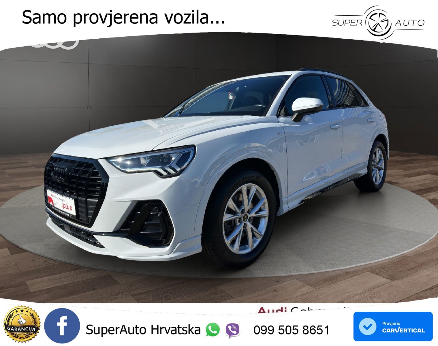 Audi Q3 40 TFSI (190 KS) quattro S tronic S line LED+GR SJED+ACC