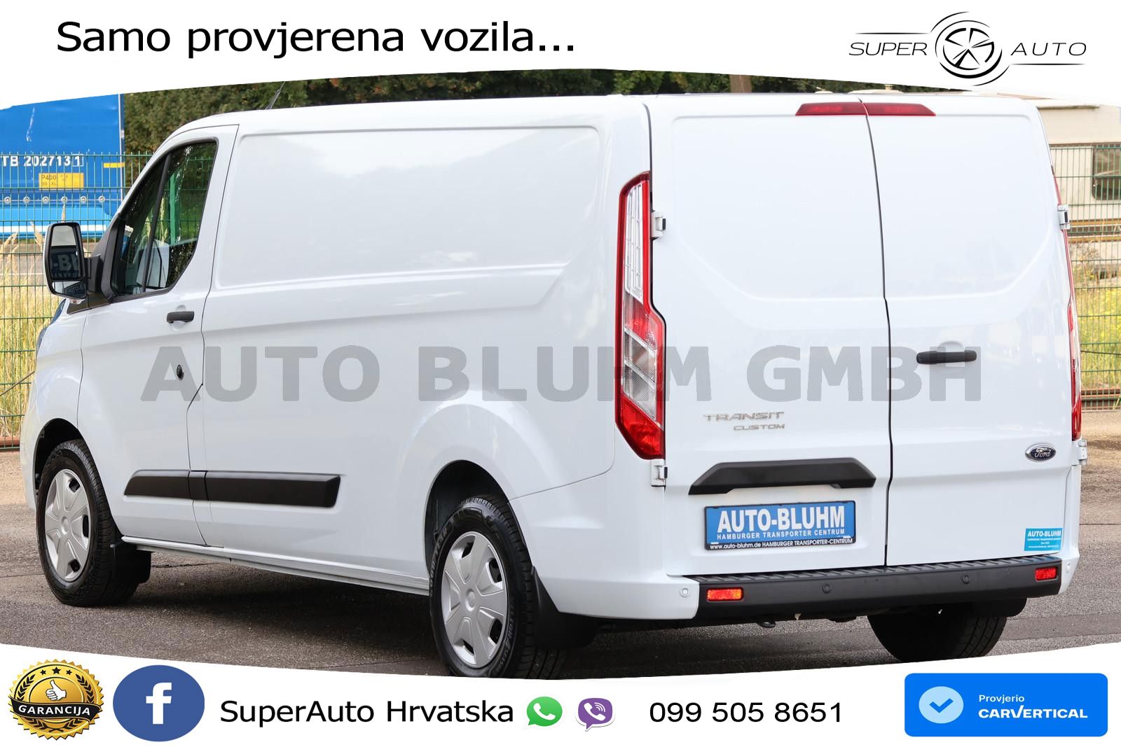 Ford Transit 320-EB Custom Kasten L2H1 Klima 3-Sitze 131 KS