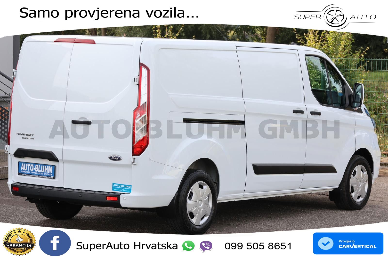 Ford Transit 320-EB Custom Kasten L2H1 Klima 3-Sitze 131 KS