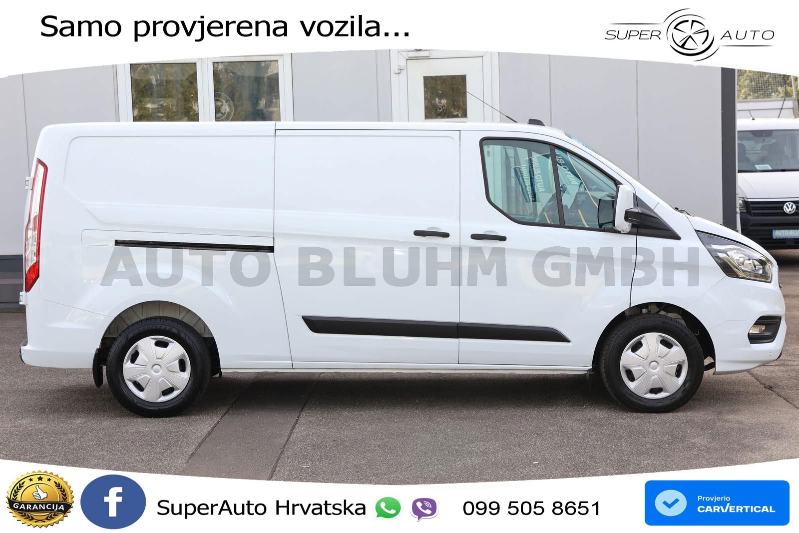 Ford Transit 320-EB Custom Kasten L2H1 Klima 3-Sitze 131 KS