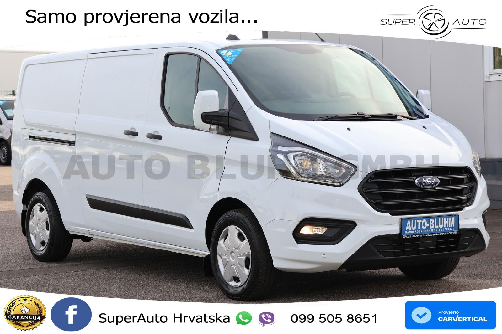 Ford Transit 320-EB Custom Kasten L2H1 Klima 3-Sitze 131 KS