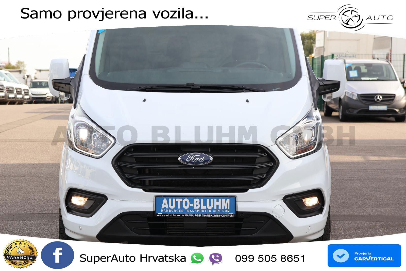 Ford Transit 320-EB Custom Kasten L2H1 Klima 3-Sitze 131 KS