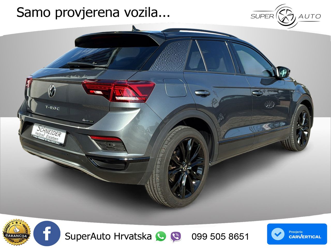 Volkswagen T-Roc 2.0 TSI (190 KS) 4M DSG LED+GR SJED+ACC