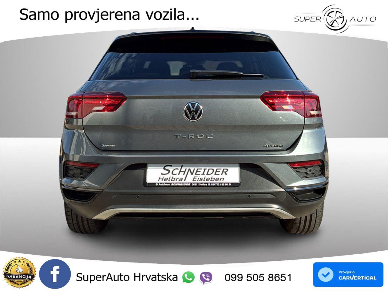 Volkswagen T-Roc 2.0 TSI (190 KS) 4M DSG LED+GR SJED+ACC