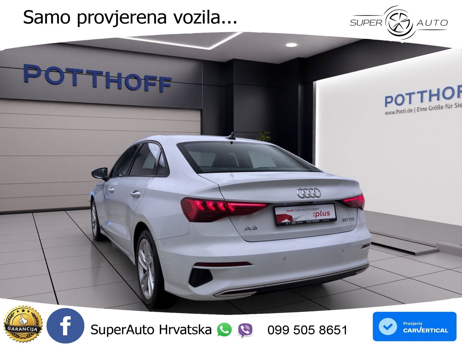 Audi A3 Limuzina 35 TDI (150 KS) S tronic S line LED+ACC