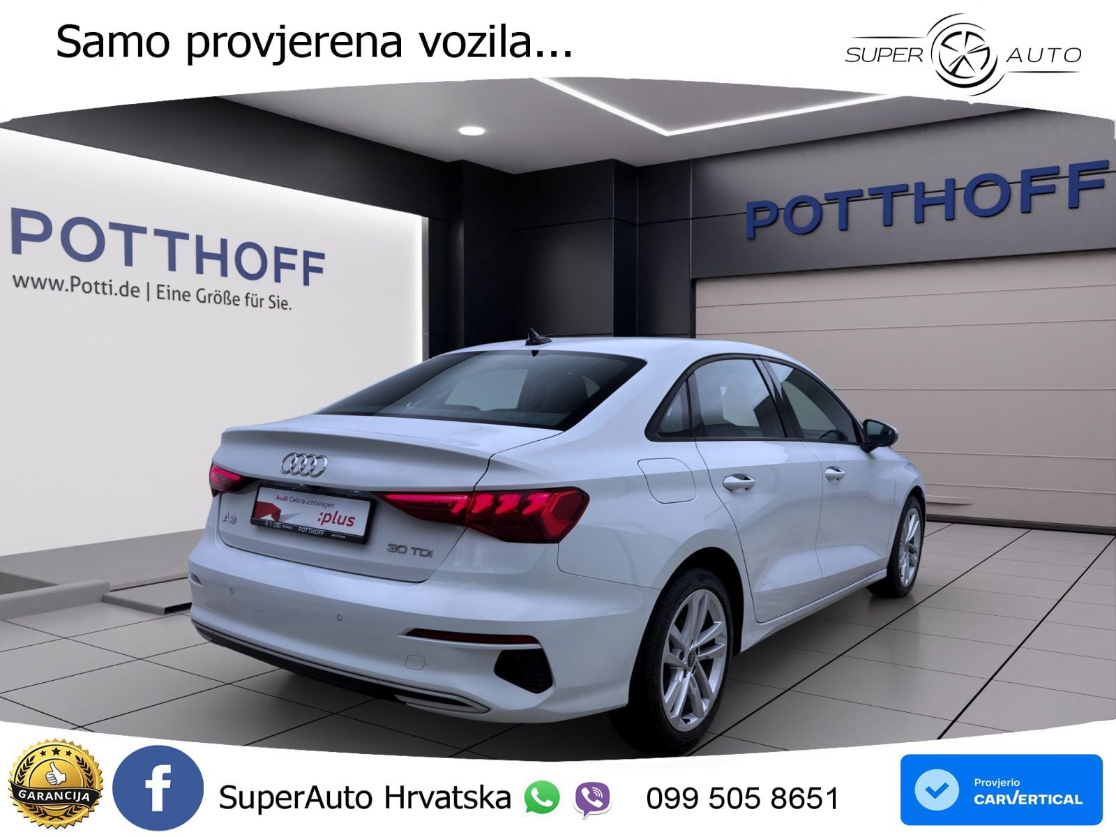 Audi A3 Limuzina 35 TDI (150 KS) S tronic S line LED+ACC