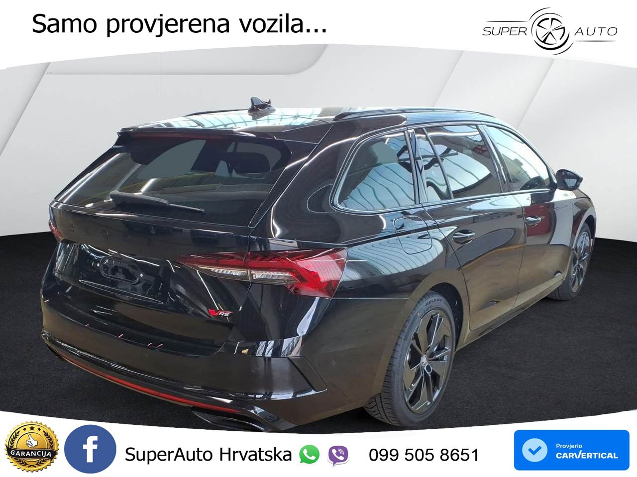 Škoda Octavia Combi RS 2.0 TSI (265 KS) DSG LED+GR SJED+ACC