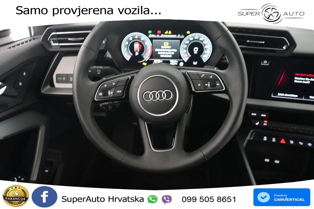 Audi A3 Limuzina 35 TFSI (150 KS) S tronic advanced LED+GR SJED+ACC
