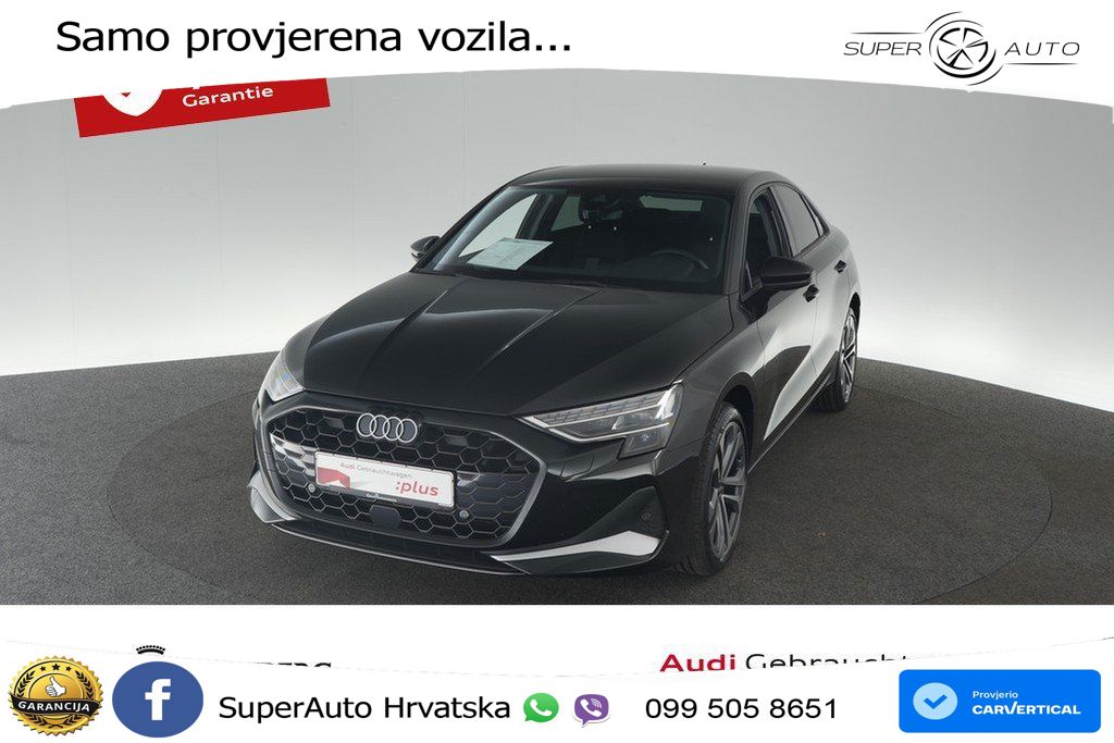 Audi A3 Limuzina 35 TFSI (150 KS) S tronic advanced LED+GR SJED+ACC
