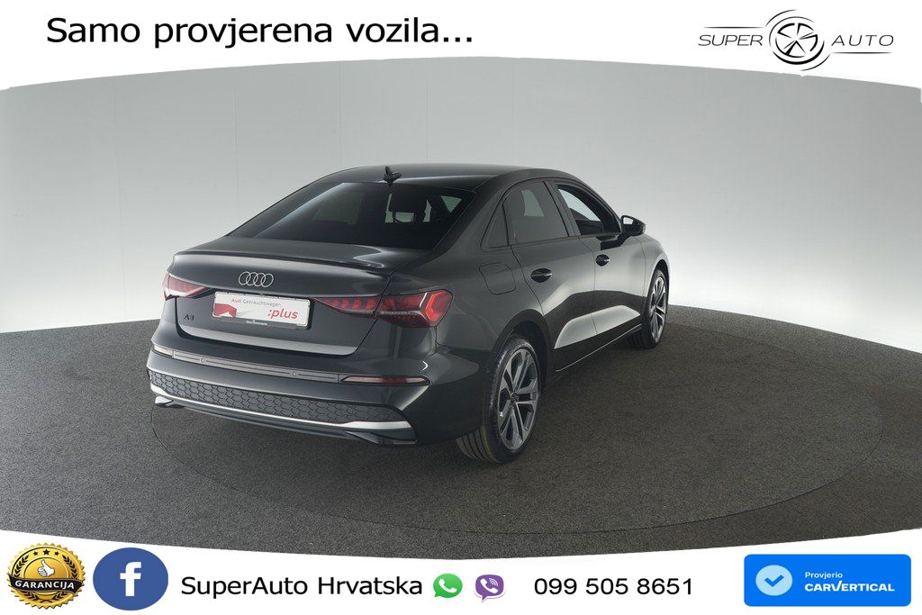 Audi A3 Limuzina 35 TFSI (150 KS) S tronic advanced LED+GR SJED+ACC