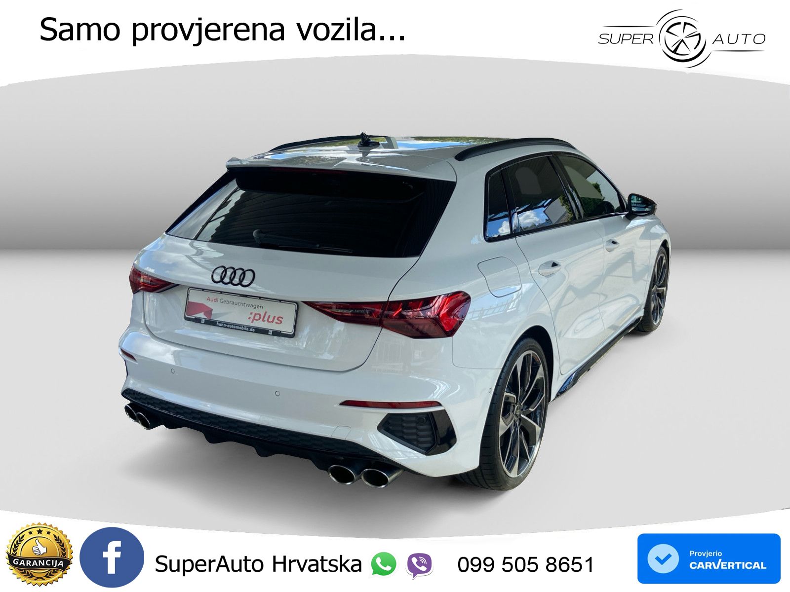 Audi S3 2.0 TFSI (310 KS) quattro S tronic MATRIX+GR SJED+KAM
