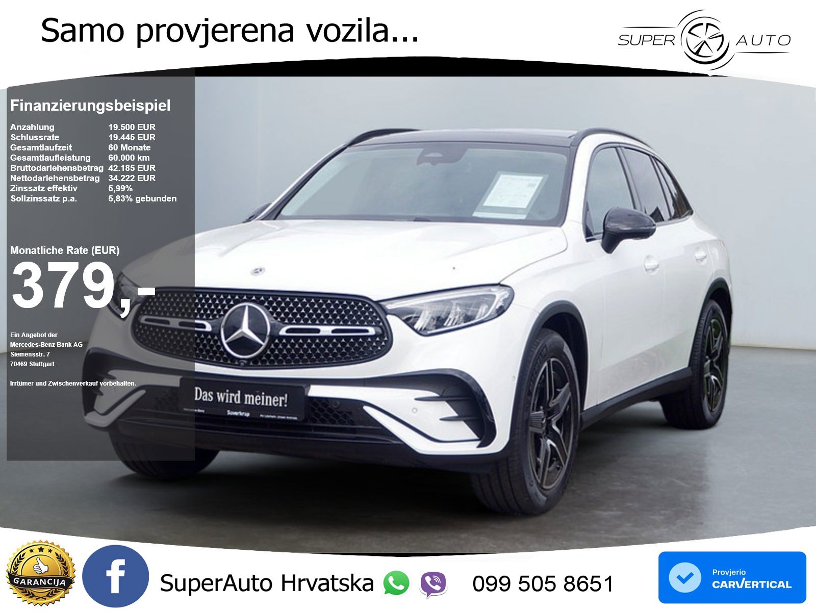 Mercedes GLC 220d (197 KS) 4MATIC 9G-TRONIC AMG ACC+GR SJED+360+PANO