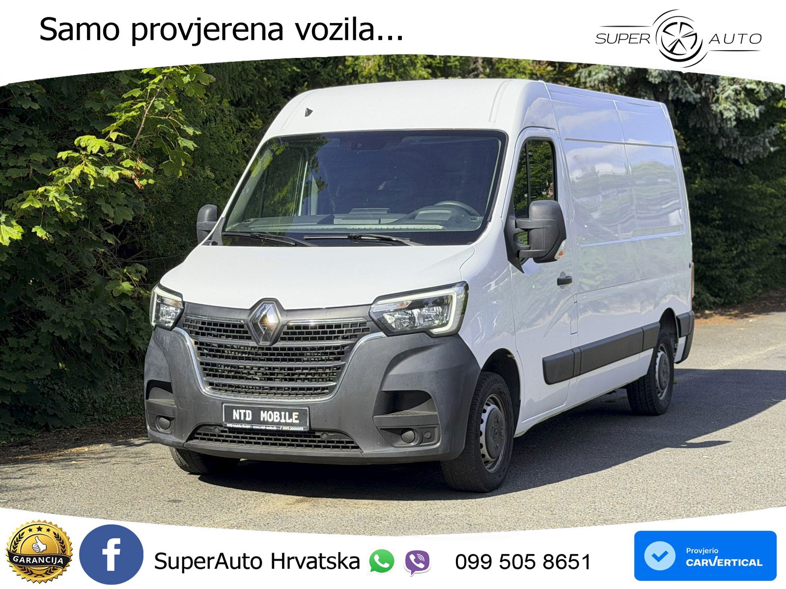 Renault Master III Kasten L2H2 3,3t 2.3 dCi 136PS 1.HAND 136 KS