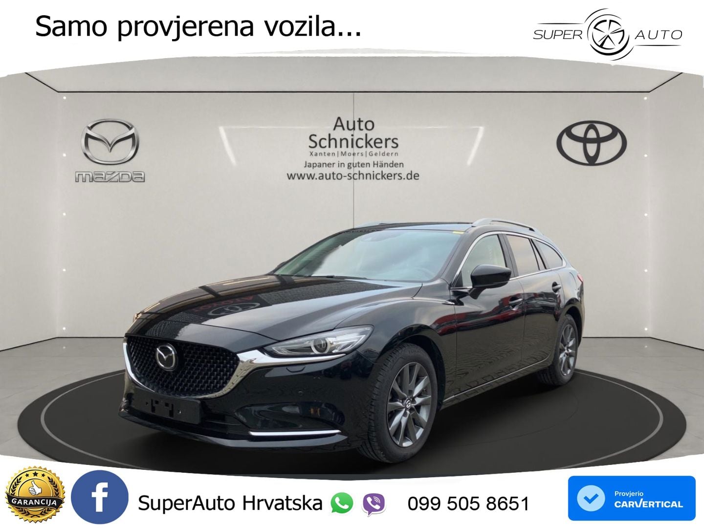 Mazda 6 Sport Combi 2.0 SKYACTIV-G (165 KS) SKYACTIV-Drive LED+GR SJED+ACC
