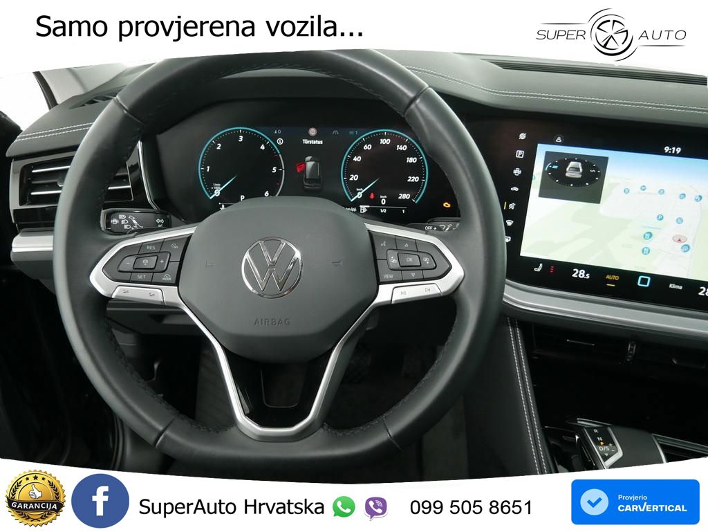 Volkswagen Touareg 3.0 V6 TDI (286 KS) 4MOTION Tiptronic ZRAČNI+ACC+GR SJED+KAM+PANO