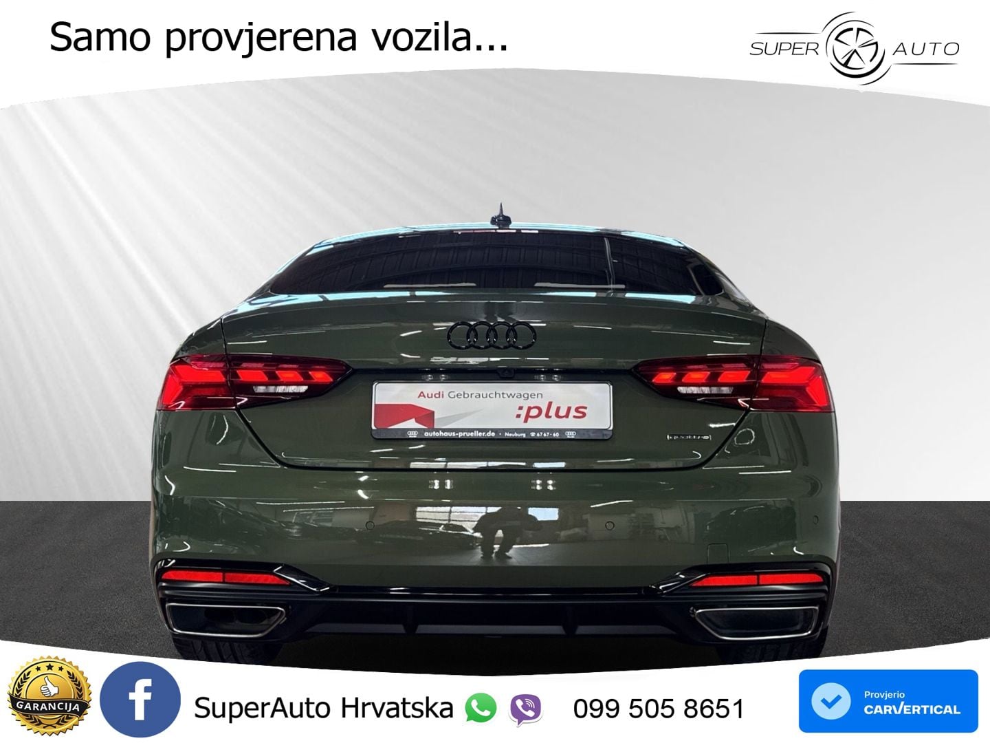 Audi A5 Sportback 40 TDI (204 KS) quattro S tronic S line MATRIX+GR SJED+KAM