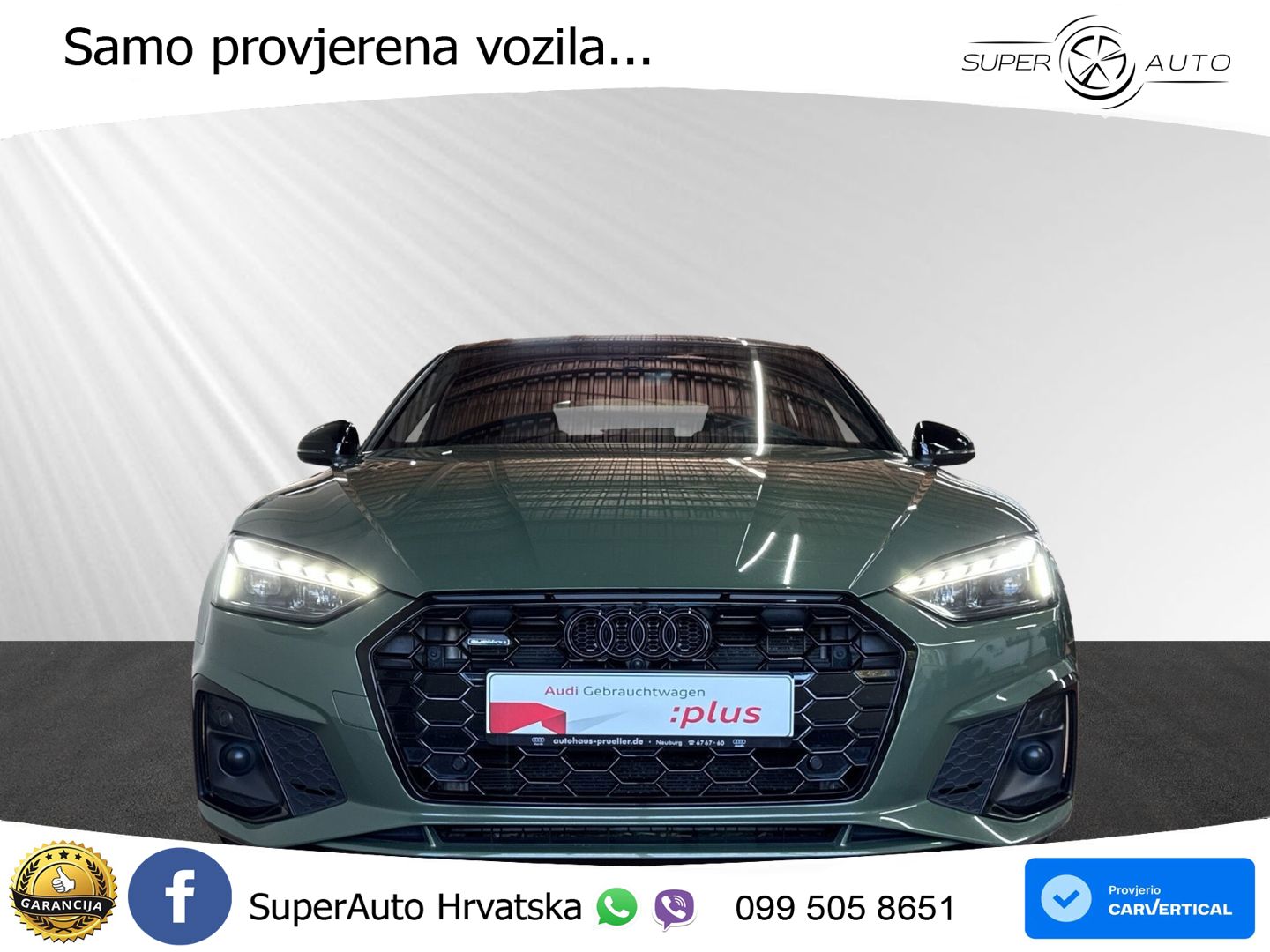 Audi A5 Sportback 40 TDI (204 KS) quattro S tronic S line MATRIX+GR SJED+KAM