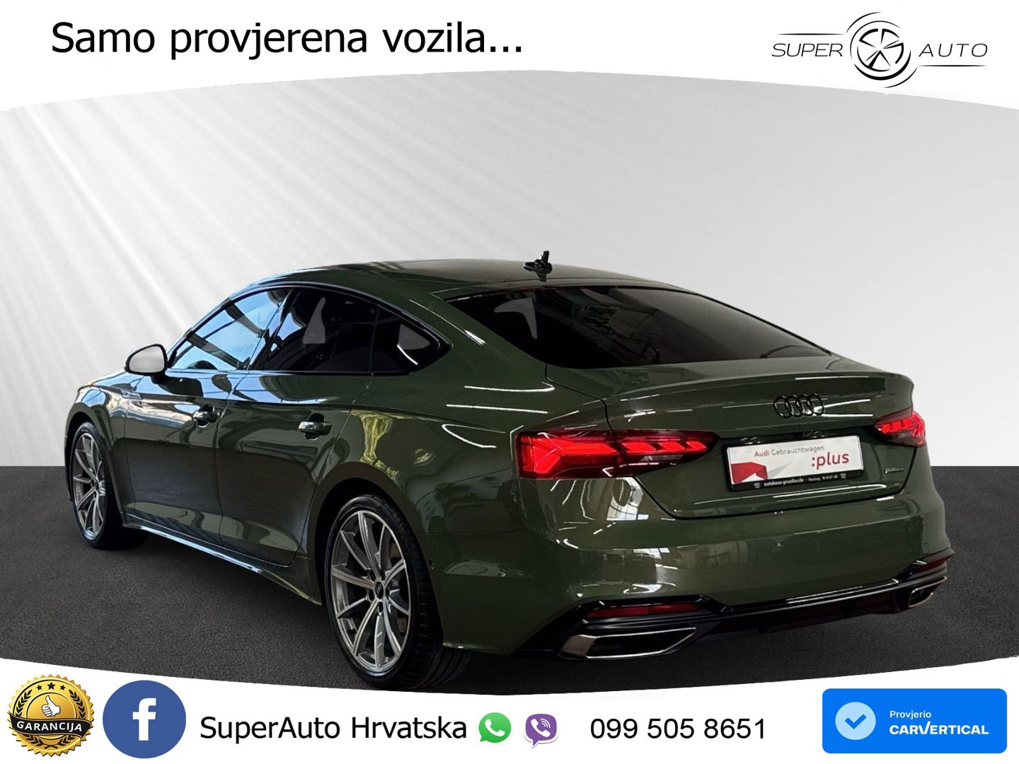 Audi A5 Sportback 40 TDI (204 KS) quattro S tronic S line MATRIX+GR SJED+KAM