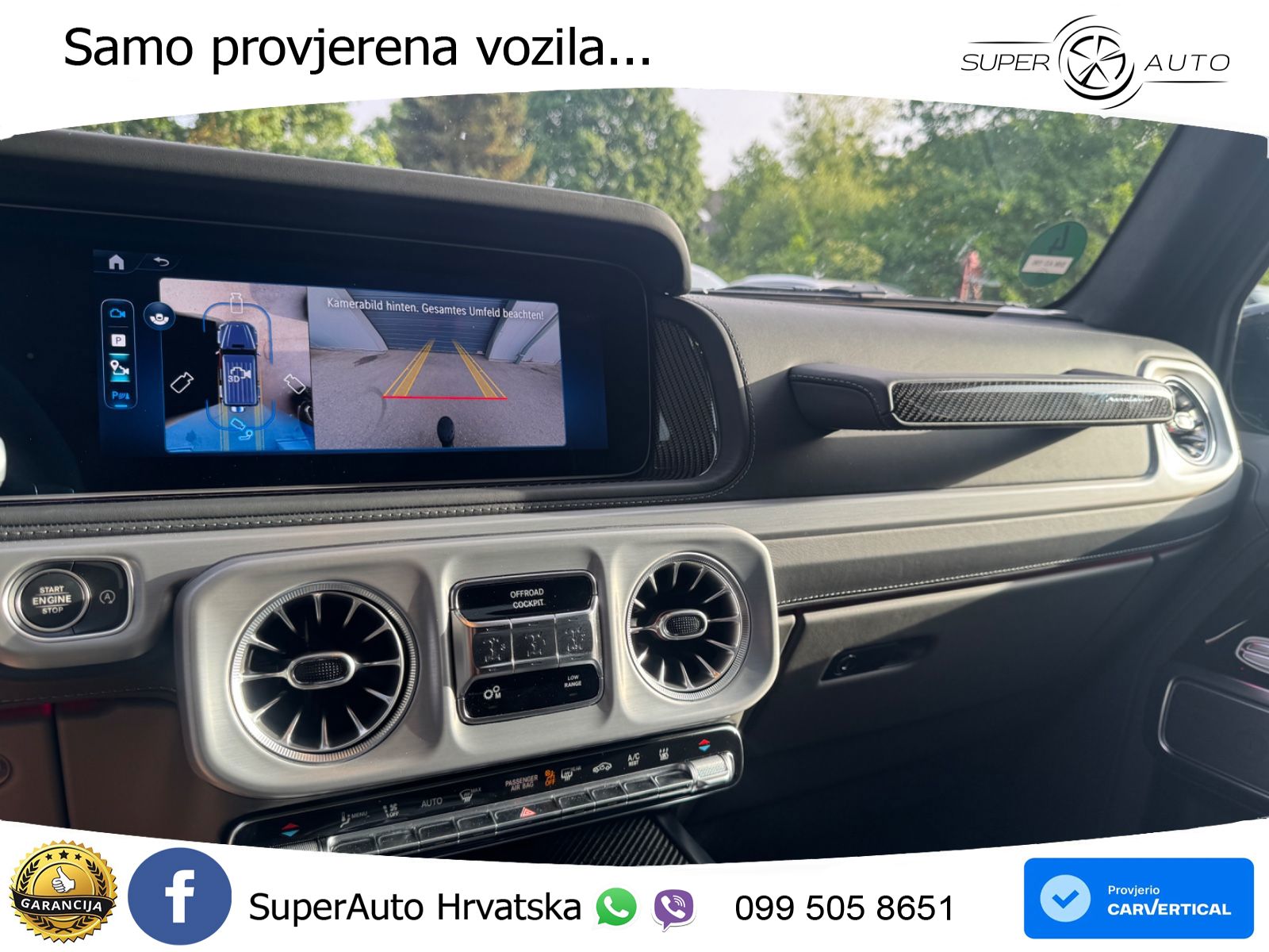 Mercedes AMG G 63 Long V8 (585 KS) 4MATIC 9G-TRONIC AMG SPEEDSHIFT TCT Superior LED+GR SJED+ACC