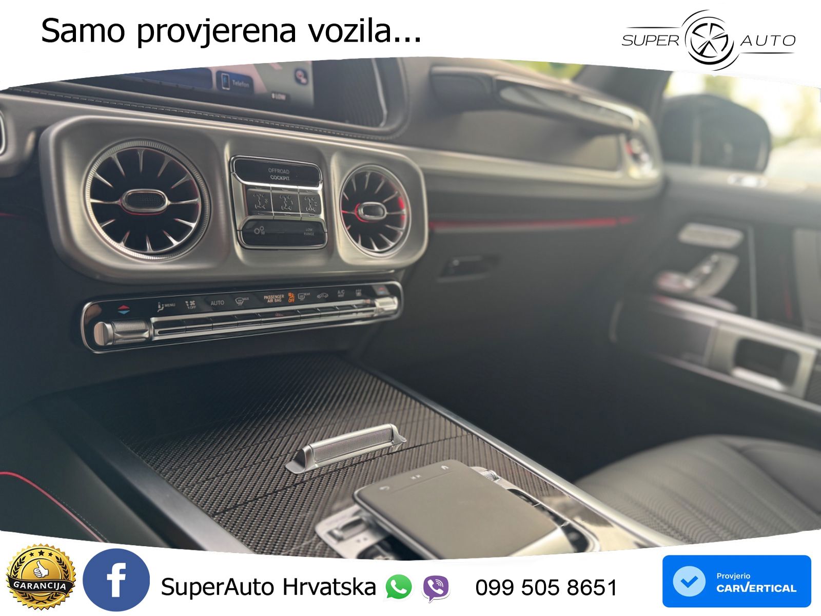 Mercedes AMG G 63 Long V8 (585 KS) 4MATIC 9G-TRONIC AMG SPEEDSHIFT TCT Superior LED+GR SJED+ACC
