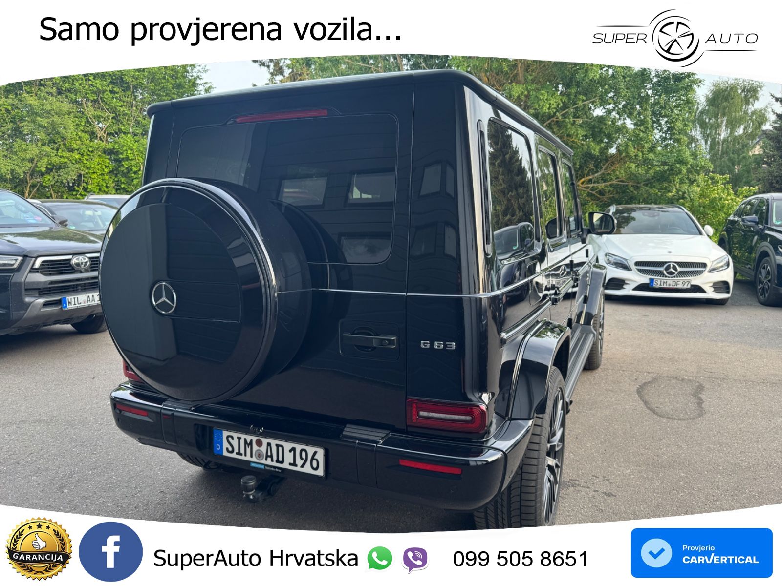 Mercedes AMG G 63 Long V8 (585 KS) 4MATIC 9G-TRONIC AMG SPEEDSHIFT TCT Superior LED+GR SJED+ACC