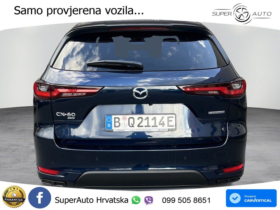 Mazda CX-60 2.5 e-Skyactiv (328 KS) AWD Automatic LED+GR SJED+ACC