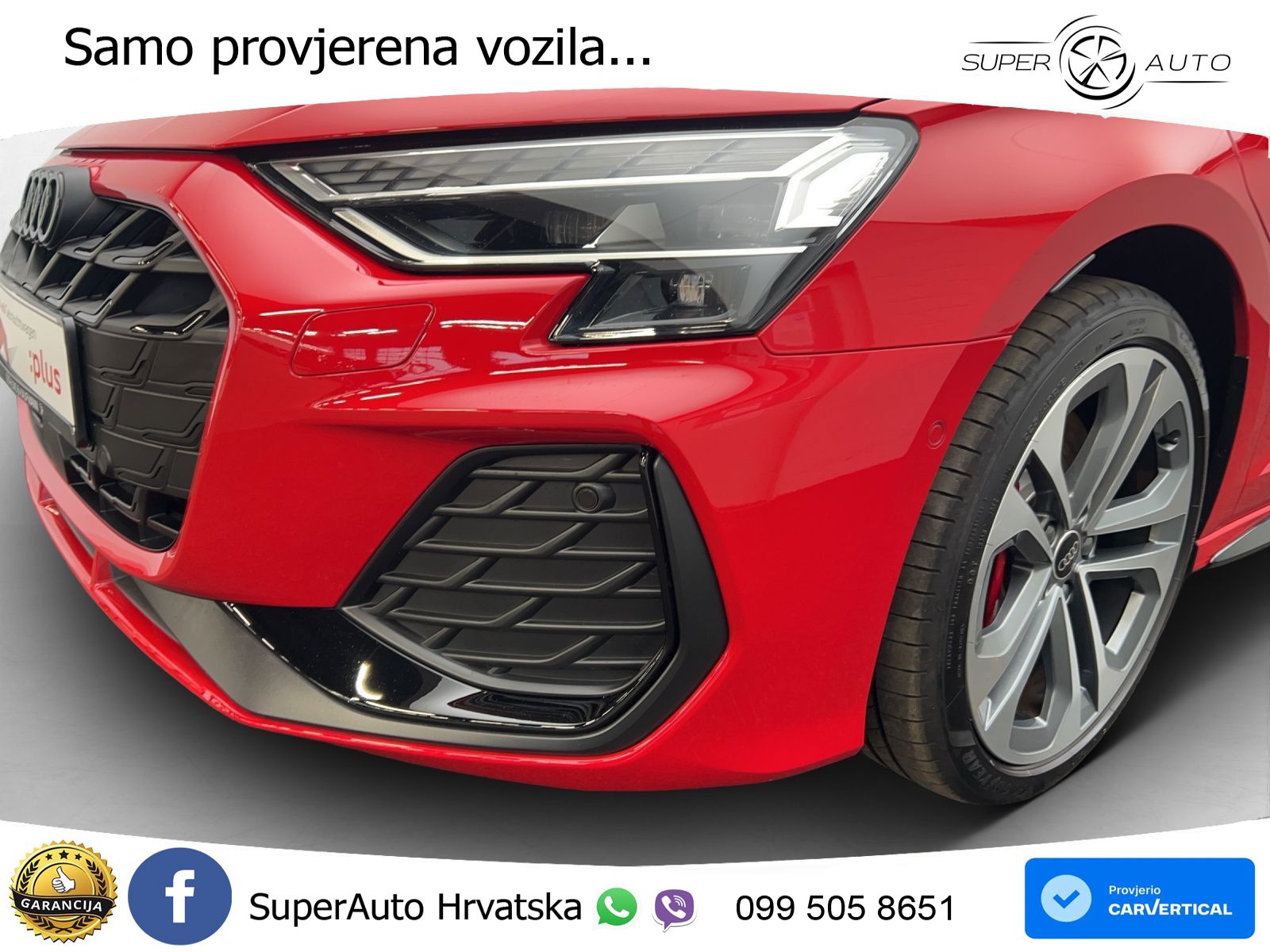 Audi A3 45 TFSIe (272 KS) S tronic 2x S line LED+GR SJED+ACC