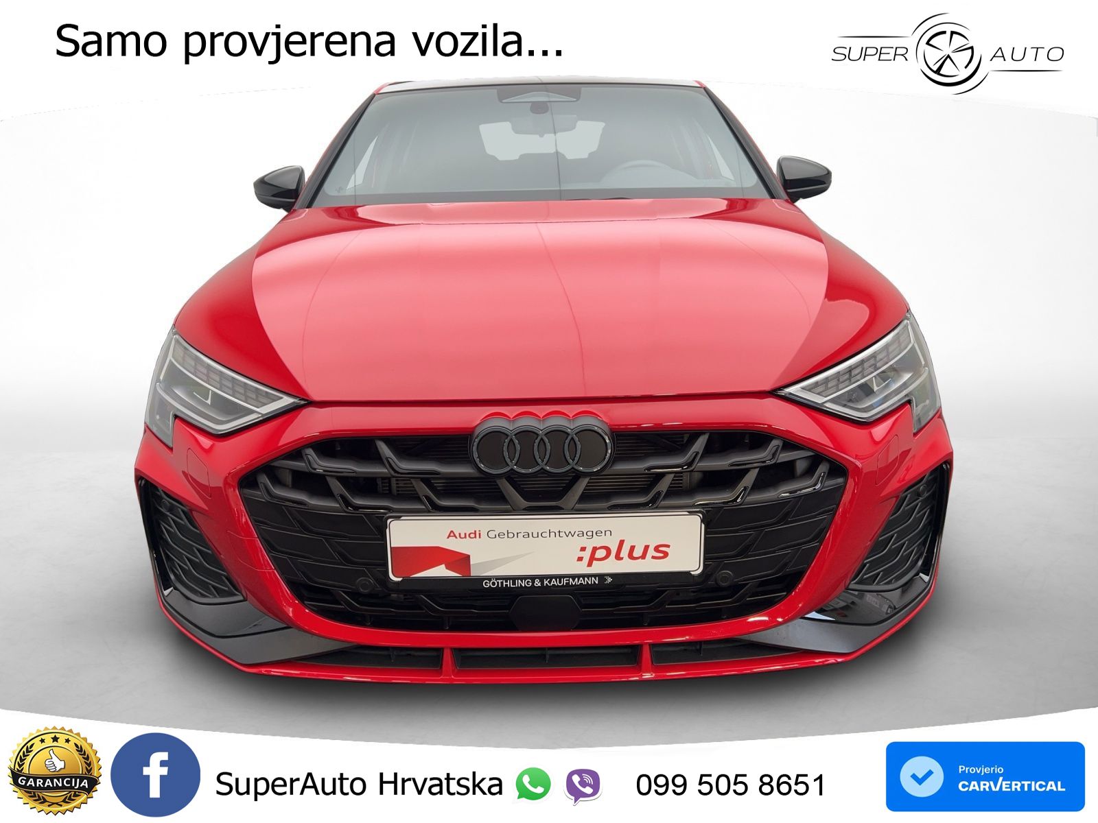 Audi A3 45 TFSIe (272 KS) S tronic 2x S line LED+GR SJED+ACC