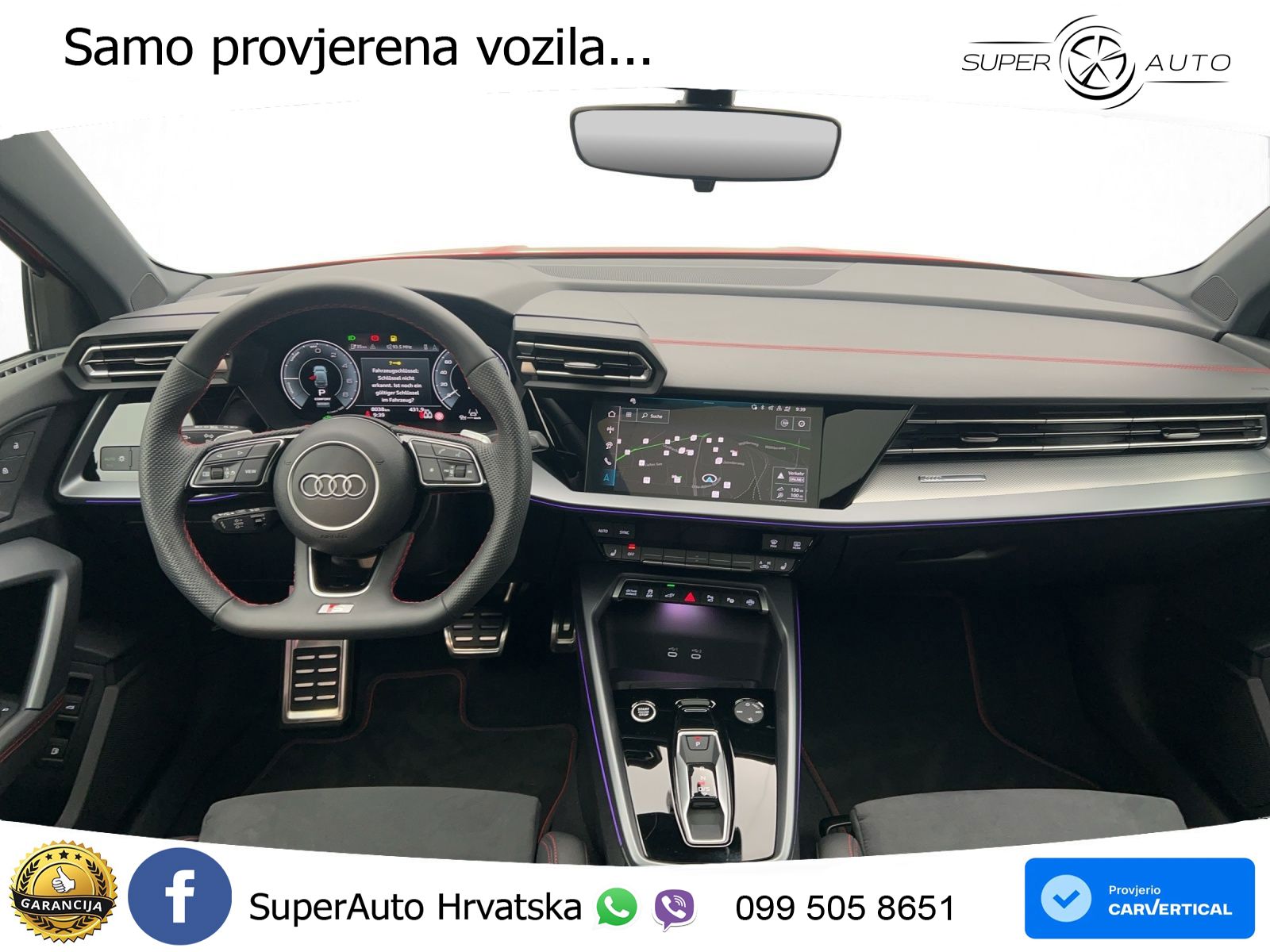 Audi A3 45 TFSIe (272 KS) S tronic 2x S line LED+GR SJED+ACC