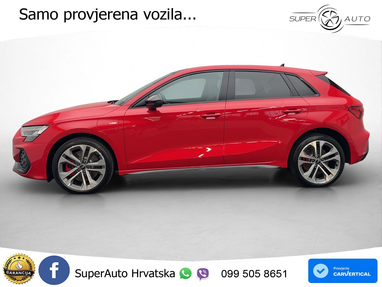 Audi A3 45 TFSIe (272 KS) S tronic 2x S line LED+GR SJED+ACC