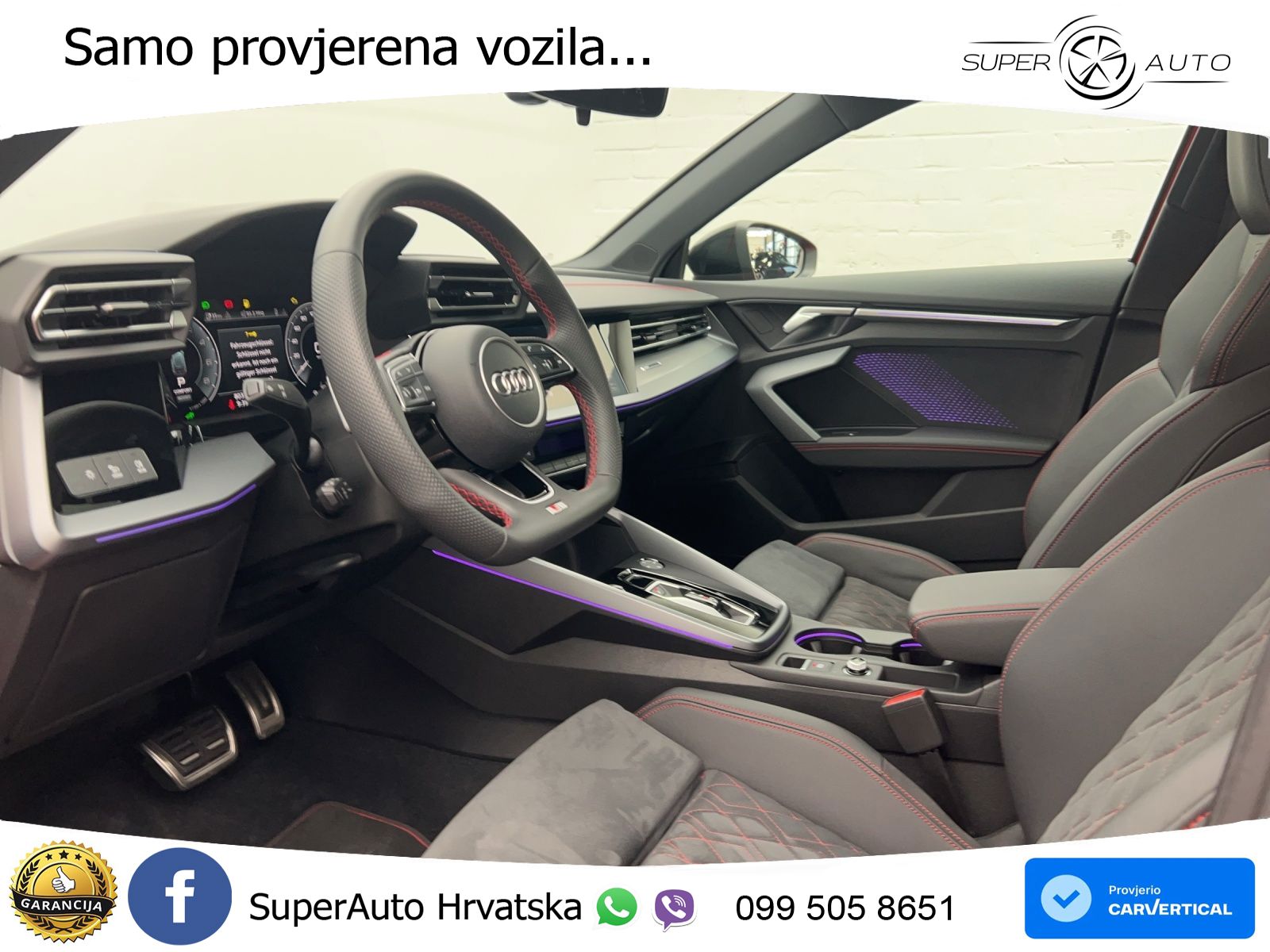 Audi A3 45 TFSIe (272 KS) S tronic 2x S line LED+GR SJED+ACC