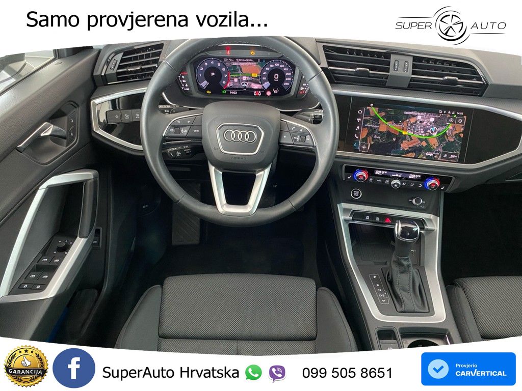 Audi Q3 35 TFSI (150 KS) S tronic advanced LED+GR SJED+ACC