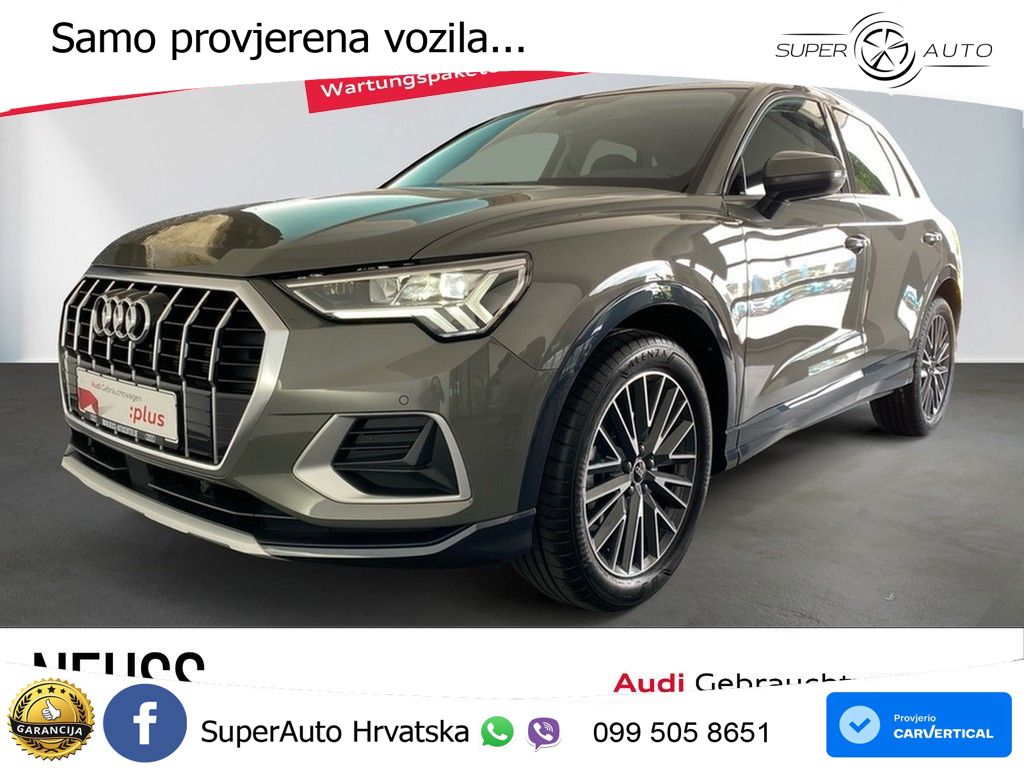 Audi Q3 35 TFSI (150 KS) S tronic advanced LED+GR SJED+ACC