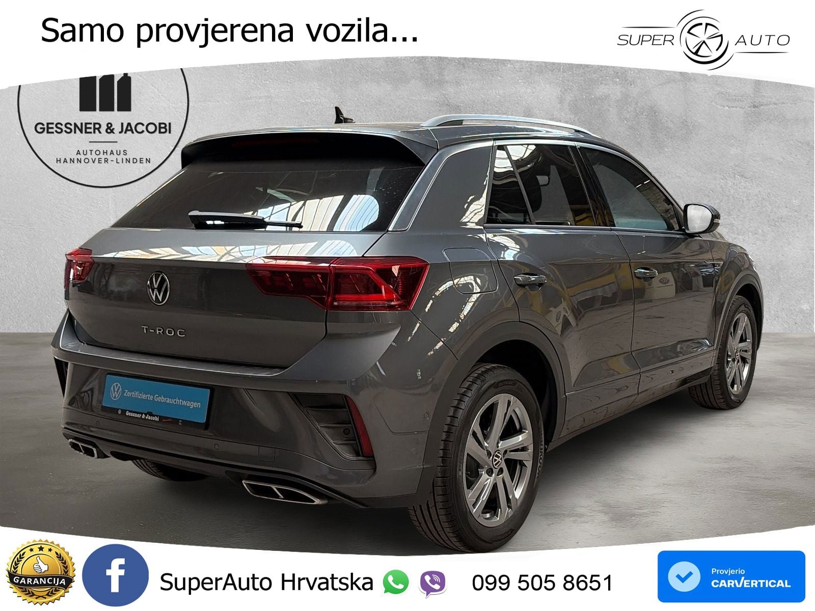 Volkswagen T-Roc 1.5 TSI (150 KS) LED+GR SJED+ACC