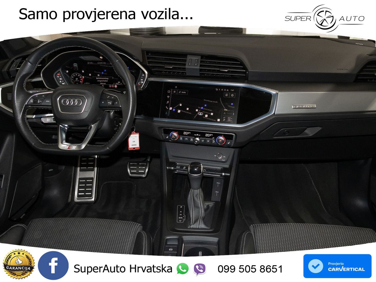 Audi Q3 II Sportback 40 TFSI (190 KS) quattro S tronic S line LED+GR SJED+ACC