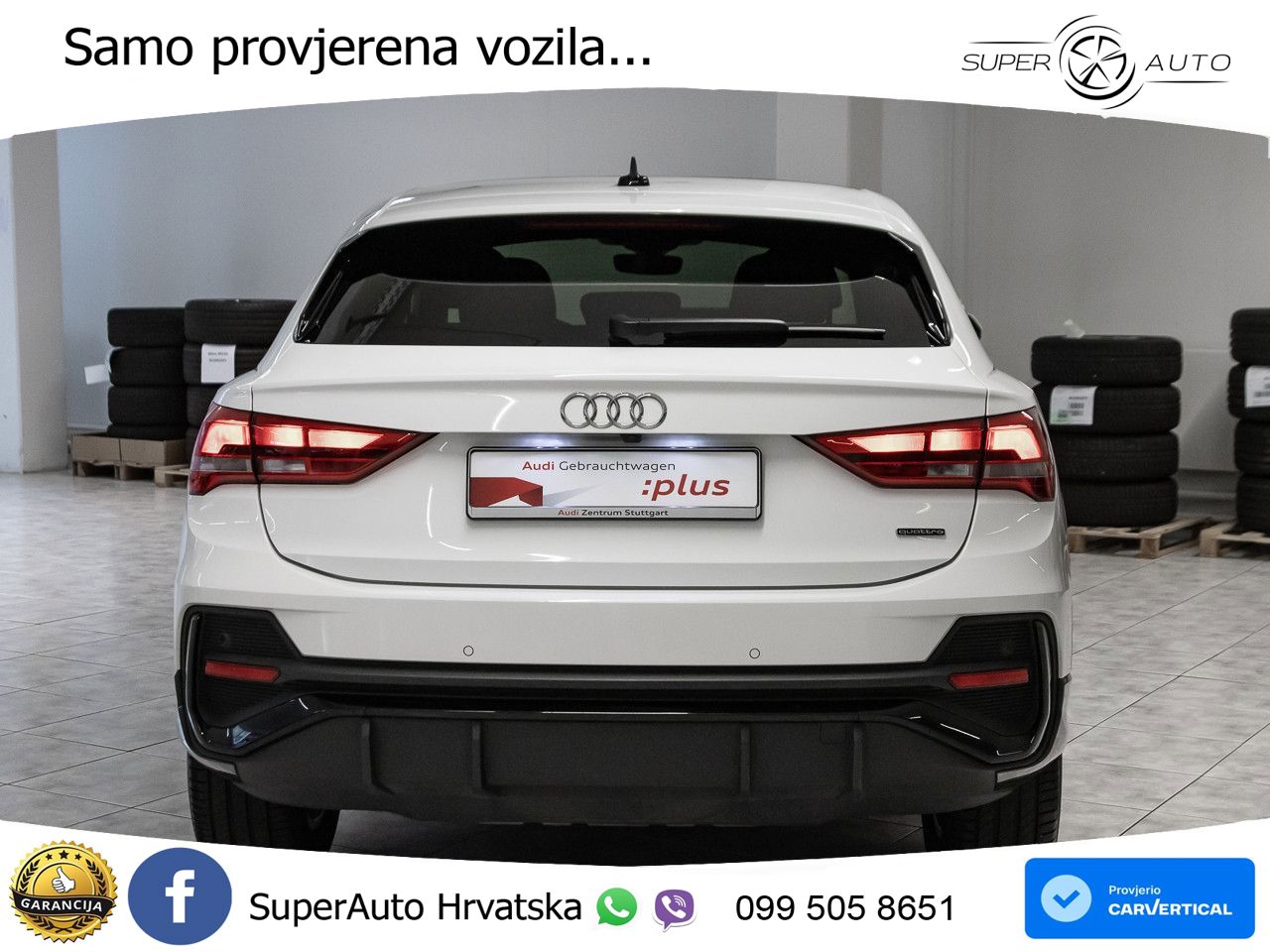 Audi Q3 II Sportback 40 TFSI (190 KS) quattro S tronic S line LED+GR SJED+ACC
