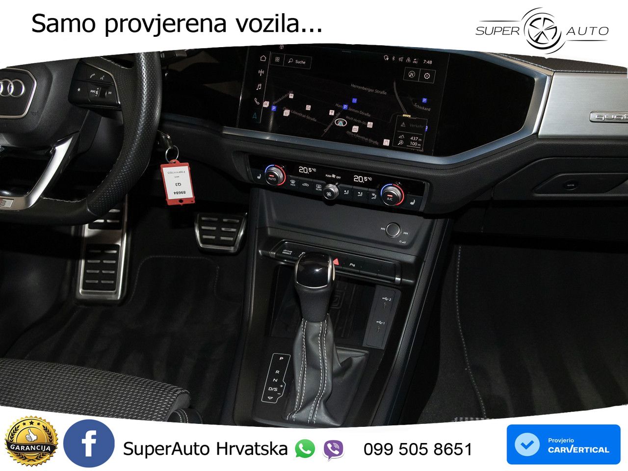 Audi Q3 II Sportback 40 TFSI (190 KS) quattro S tronic S line LED+GR SJED+ACC