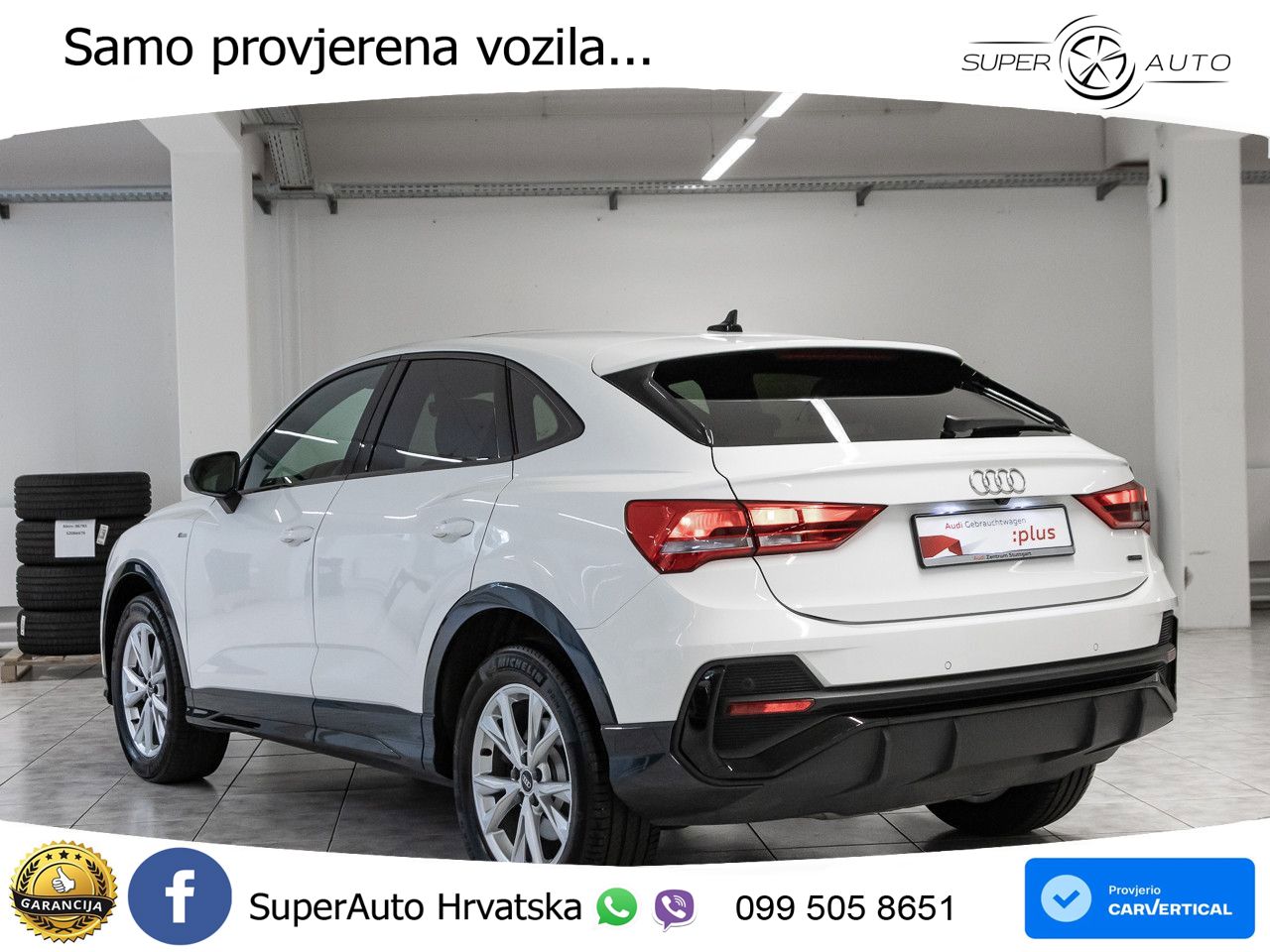 Audi Q3 II Sportback 40 TFSI (190 KS) quattro S tronic S line LED+GR SJED+ACC