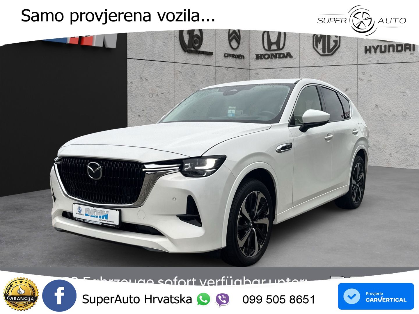 Mazda CX-60 3.3 e-Skyactiv D (254 KS) AWD Automatic LED+GR SJED+ACC