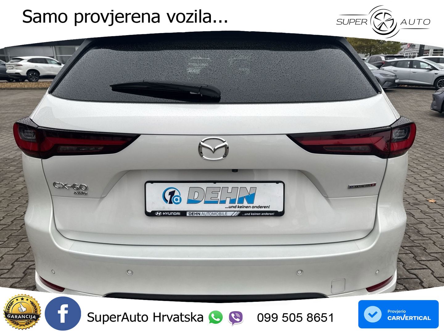 Mazda CX-60 3.3 e-Skyactiv D (254 KS) AWD Automatic LED+GR SJED+ACC