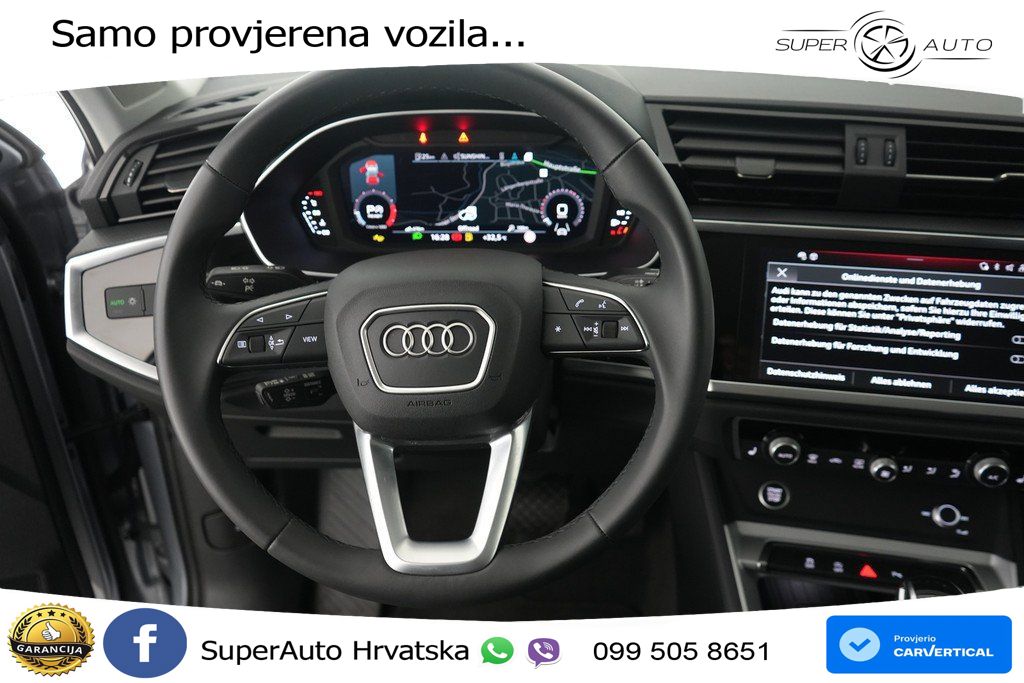 Audi Q3 35 TFSI (150 KS) S tronic advanced LED+GR SJED+ACC