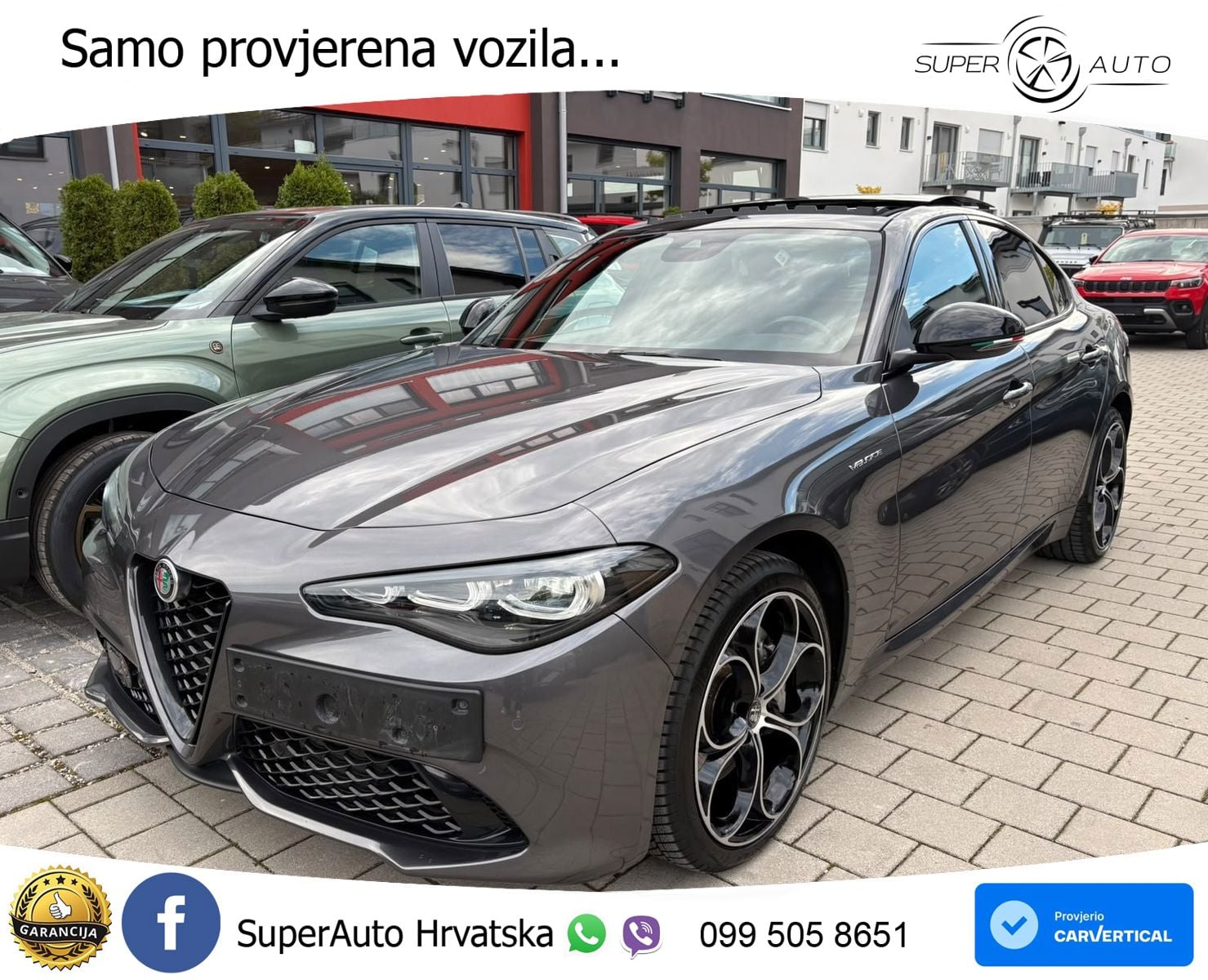Alfa Romeo Giulia 2.0 Turbo (280 KS) Q4 Automatic LED+GR SJED+ACC