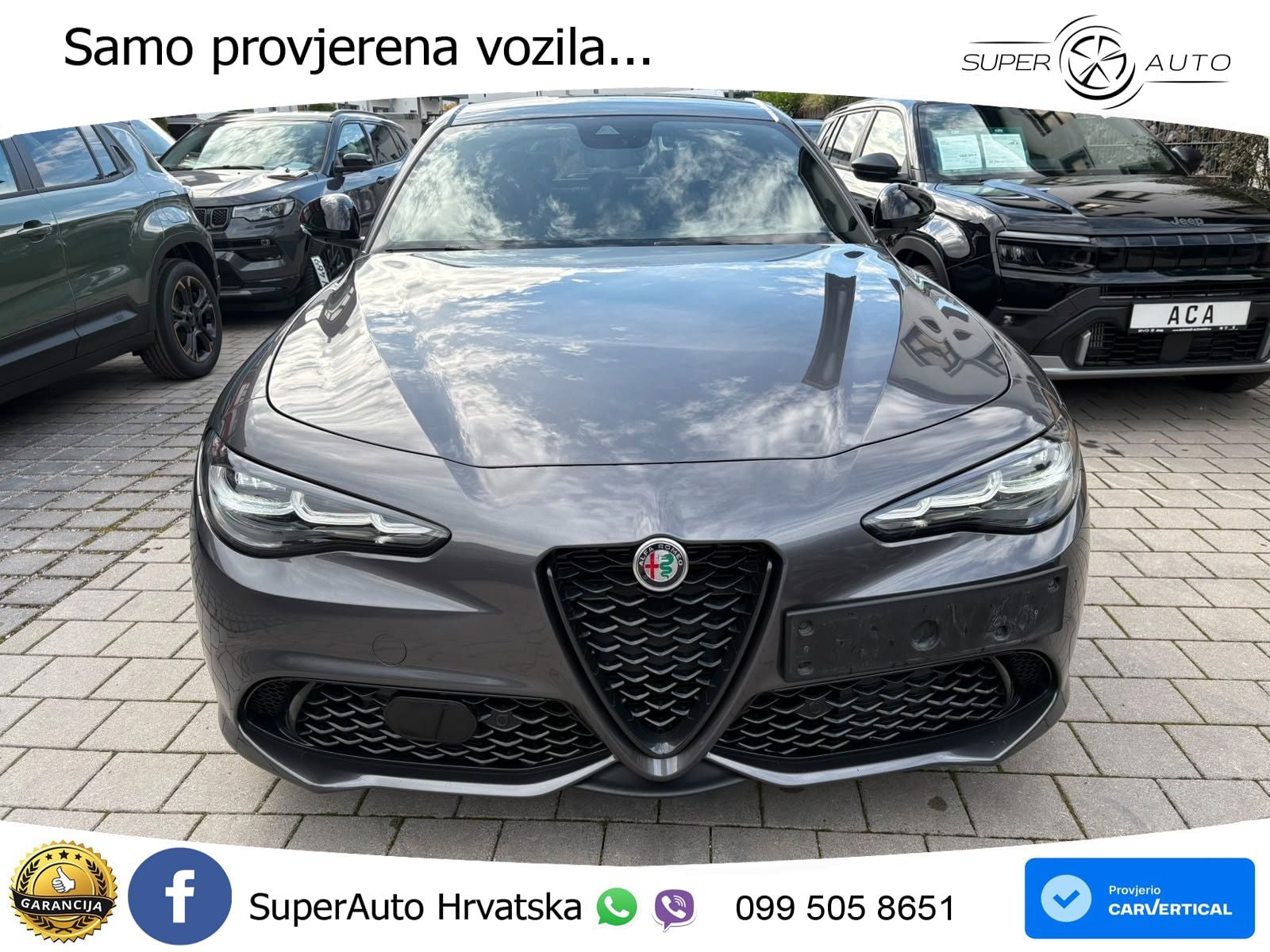 Alfa Romeo Giulia 2.0 Turbo (280 KS) Q4 Automatic LED+GR SJED+ACC
