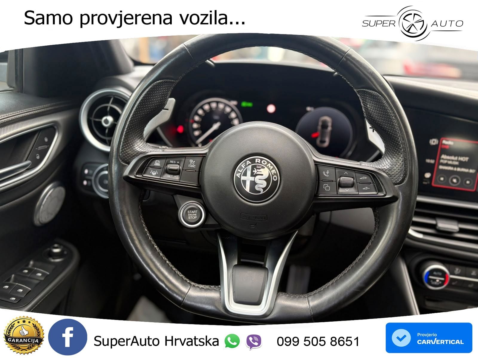 Alfa Romeo Giulia 2.0 Turbo (280 KS) Q4 Automatic LED+GR SJED+ACC