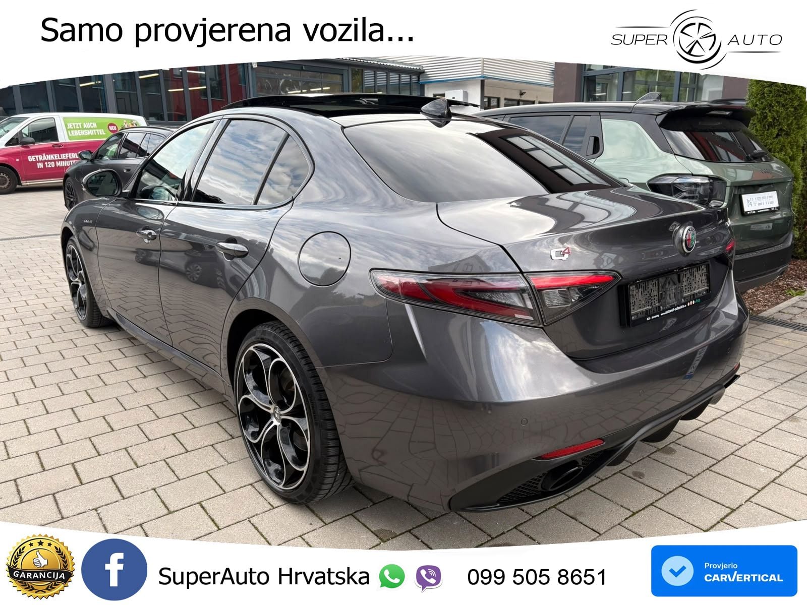 Alfa Romeo Giulia 2.0 Turbo (280 KS) Q4 Automatic LED+GR SJED+ACC