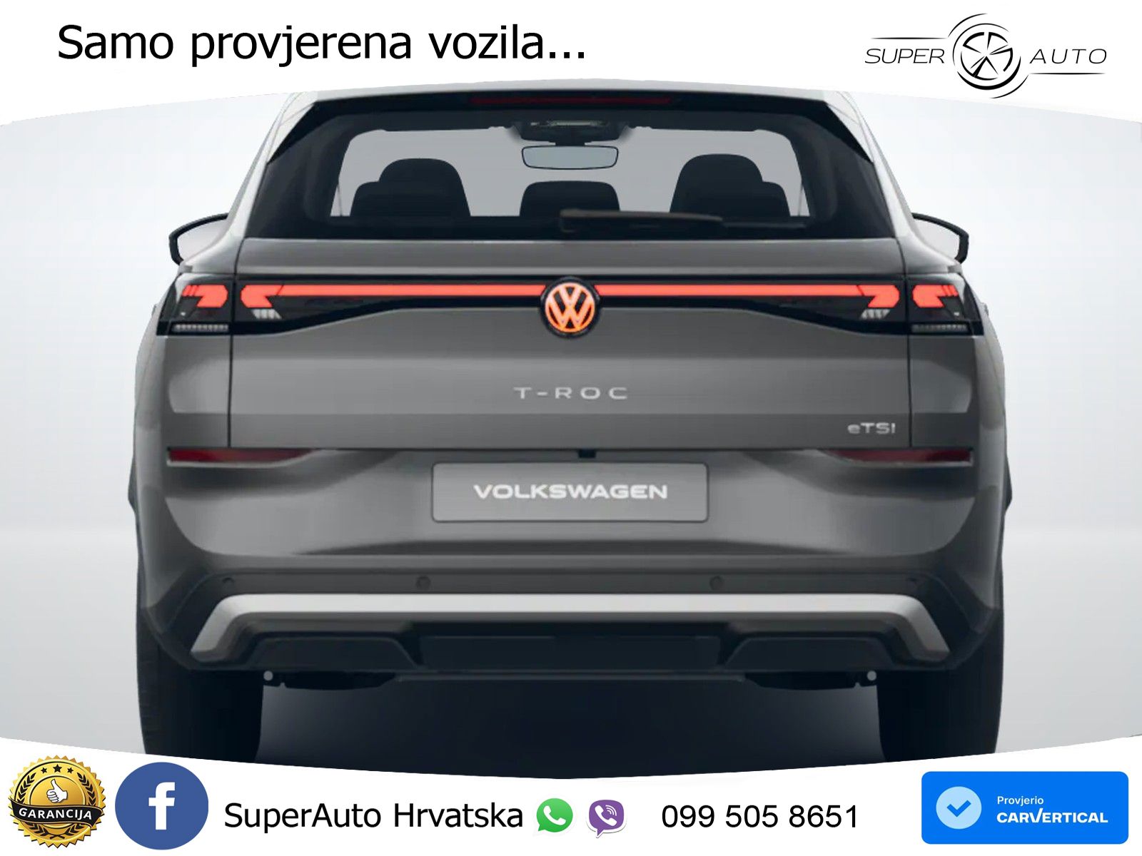 Volkswagen T-Roc 1.5 eTSI (150 KS)  DSG LED+GR SJED+ACC